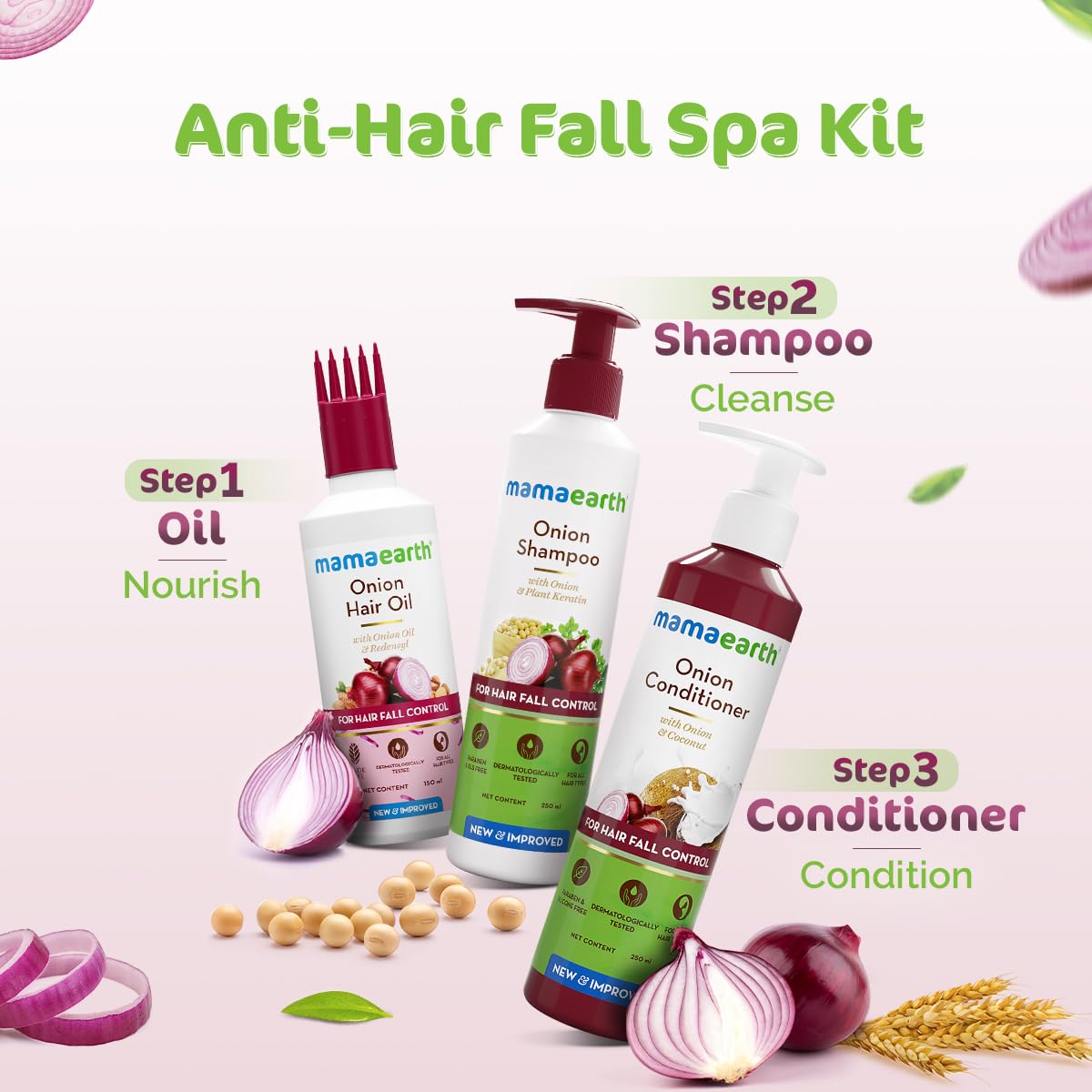 Mamaearth Onion Shampoo Conditioner2 Mamaearth Onion Shampoo Conditioner2