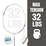 Yonex Badminton Racquet Astrox Attack 9 Pearl White2
