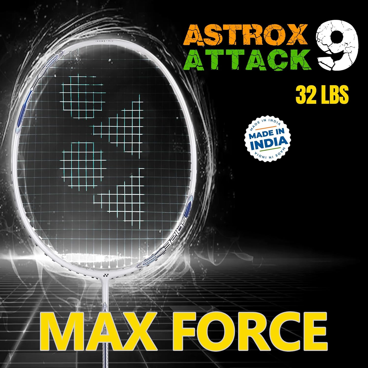 Yonex Badminton Racquet Astrox Attack 9 Pearl White8 Yonex Badminton Racquet Astrox Attack 9 Pearl White8