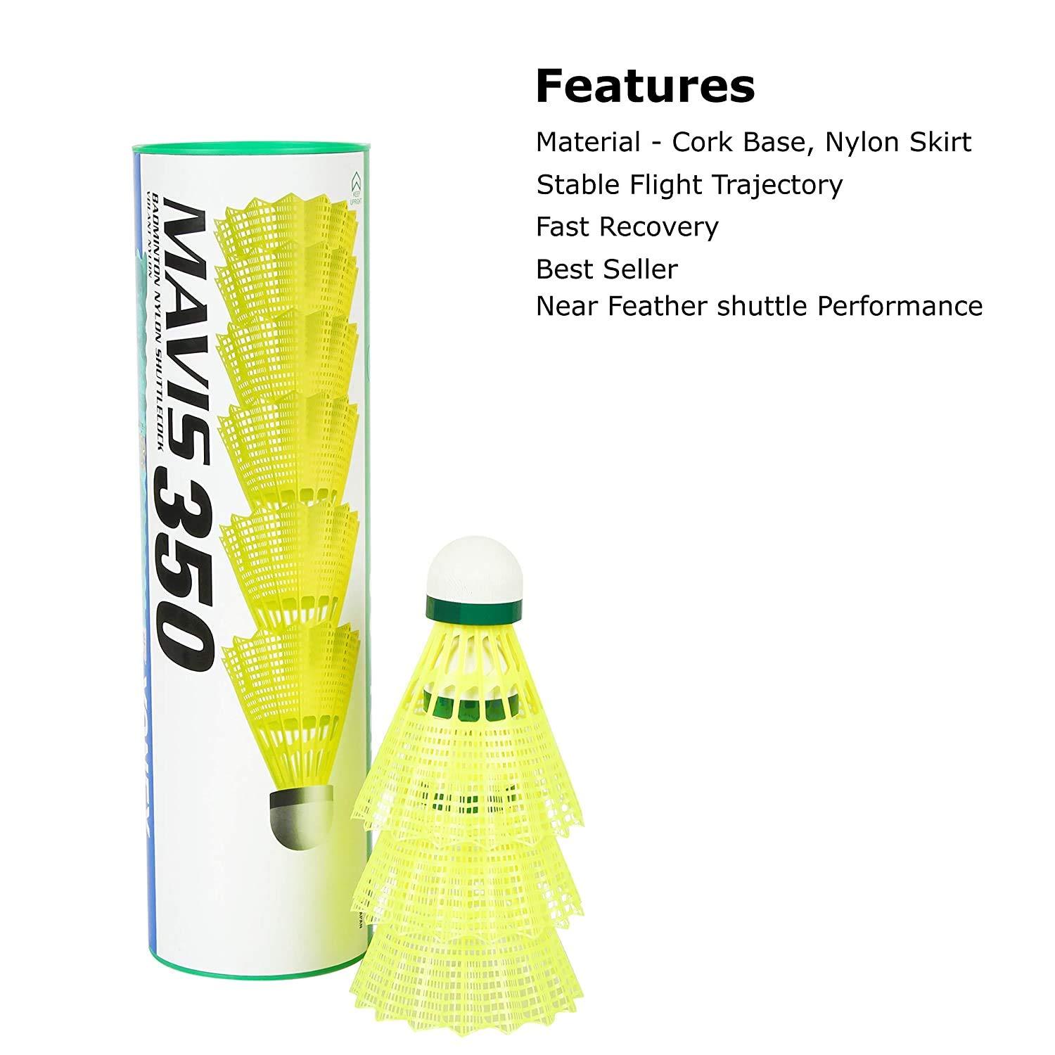 Yonex Mavis 350 Green Cap Nylon Shuttlecock2 Yonex Mavis 350 Green Cap Nylon Shuttlecock2