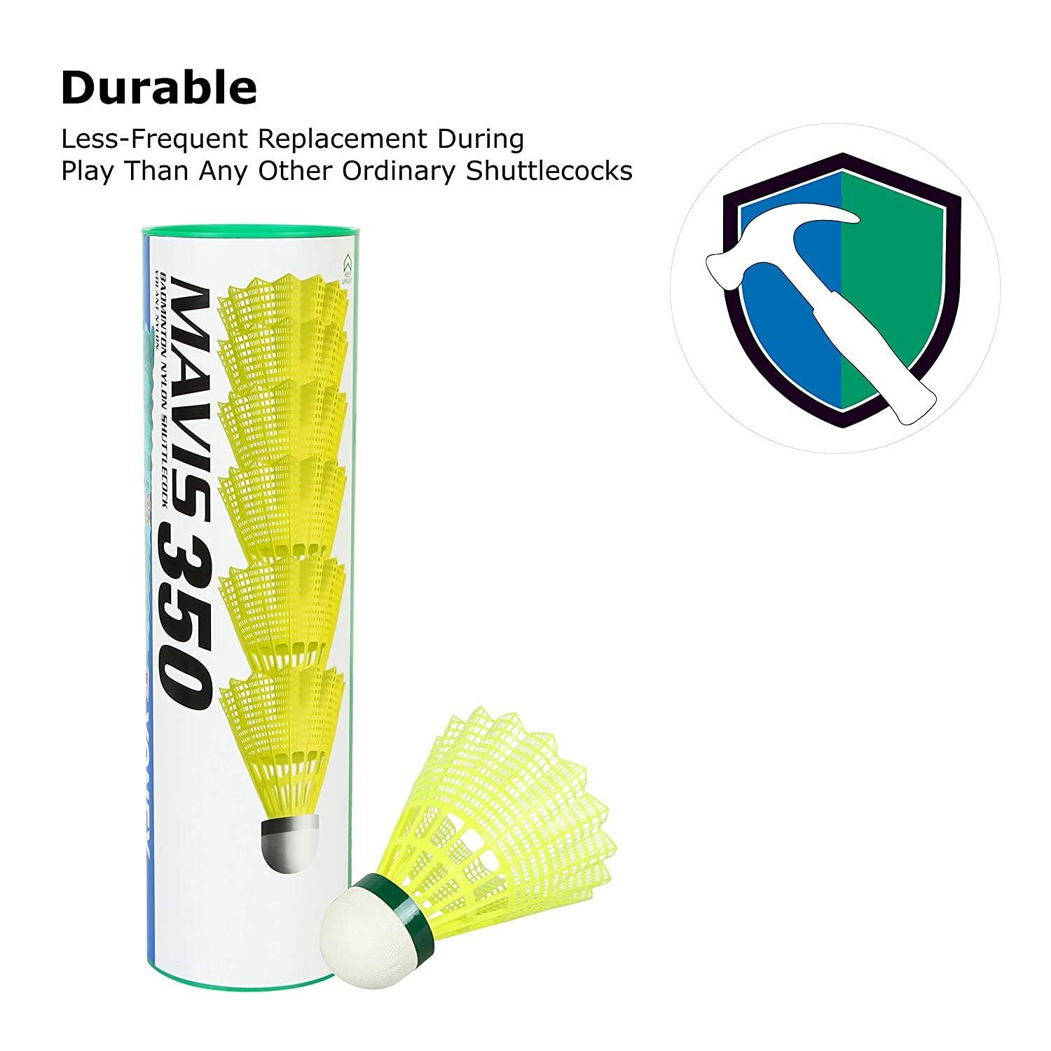 Yonex Mavis 350 Green Cap Nylon Shuttlecock4 Yonex Mavis 350 Green Cap Nylon Shuttlecock4