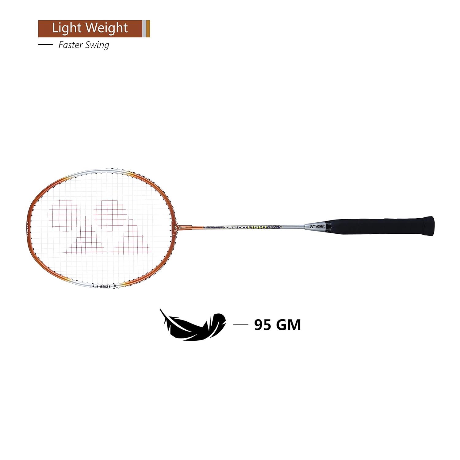 Yonex ZR 100 Light Aluminium Badminton Racquet Orange3 Yonex ZR 100 Light Aluminium Badminton Racquet Orange3